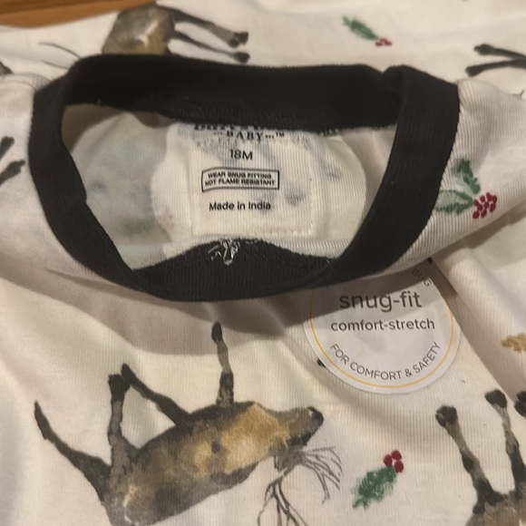 BURT’S BEE HOLIDAY KIDS JAMMIES  / size 18 Months - Picture 8 of 12